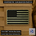 American Flag Patch | Made in USA | VELCRO® Brand Hook Backing